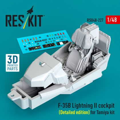 1:48 F-35B Lightning II cockpit (Detailed edition) for Tamiya kit