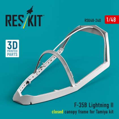 1:48 F-35B Lightning II closed canopy frame for Tamiya kit