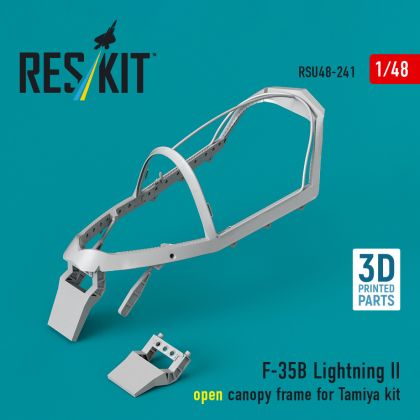 1:48 F-35B Lightning II open canopy frame for Tamiya kit
