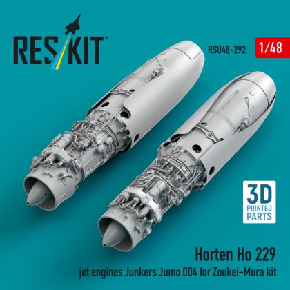 1:48 Horten Ho 229 jet engines Junkers Jumo 004 for Zoukei-Mura kit