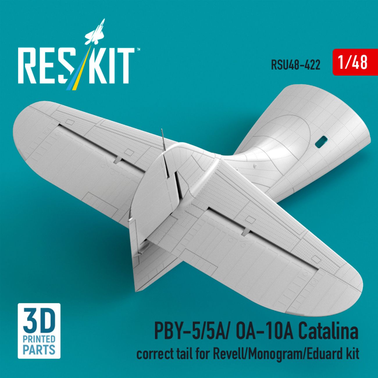 1:48 PBY-5/5A/OA-10A Catalina correct tail for Revell/Monogram/Eduard kit