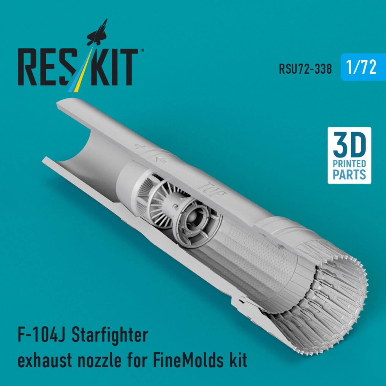 1:72 F-104J Starfighter exhaust nozzle for FineMolds kit