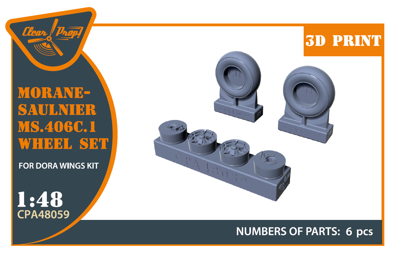 1:48 Morane-Saulnier Wheels set