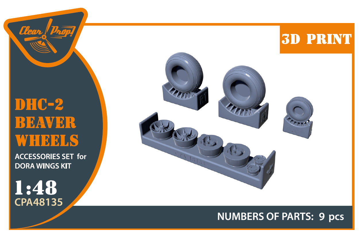 1:48 DHC-2 Beaver Wheels set