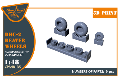 1:48 DHC-2 Beaver Wheels set
