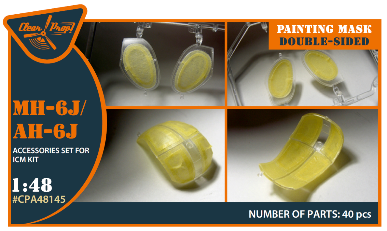 1:48 MH-6J/AH-6J double-sided painting mask