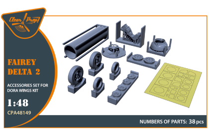 1:48 Fairey Delta 2 accessories set