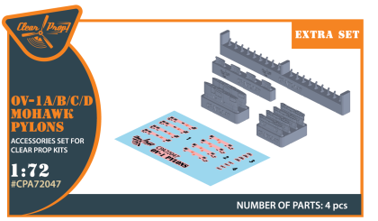 1:72 OV-1A/B/C/D Mohawk pylons