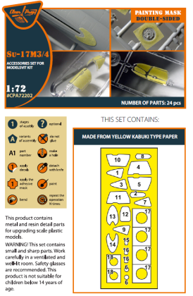 1:72 Su-17M3/4 double-sided painting mask