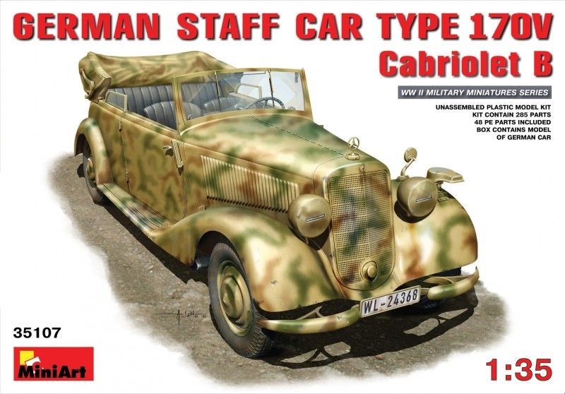 1:35 German Staff Car Type 170V Cabriolet B