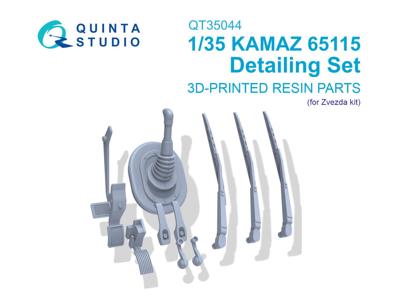 1:48 KAMAZ 65115 Detailing set (Zvezda)