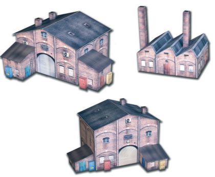 1:87 Factory Buildings - Set