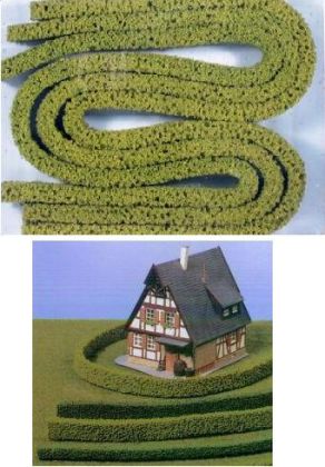 Hedges - Light Green - 14mm x 7mm 50cm