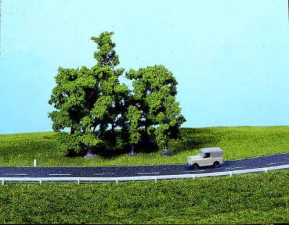 Leafy Trees 12 Pieces, Height-13 cm