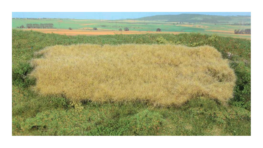 Gauge Neutral realistic wild grass hayfield / 28 x 14 cm