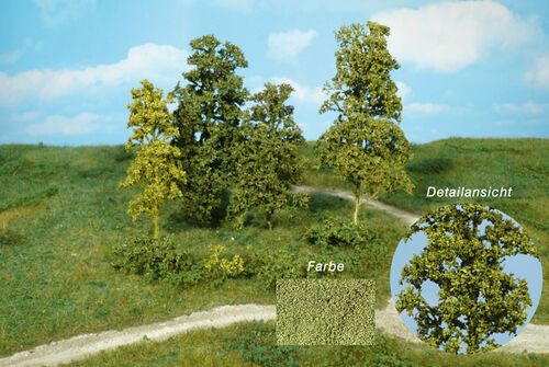 Natural Fibre Trees and Bushes Dark Green 1