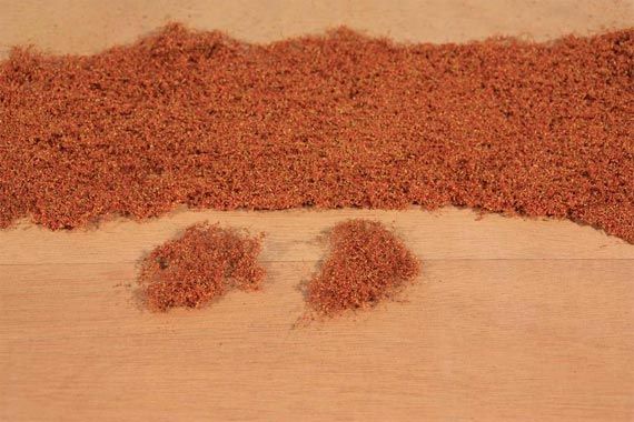 Gauge Neutral Leaf foliage autumnal, red, 28 x 14 cm