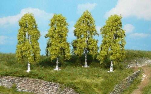 Birch Tree 9 cm, 4 pcs