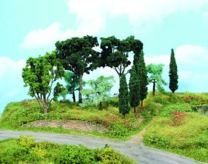 Mediterranean Trees 8 - 17 cm, 11 pcs