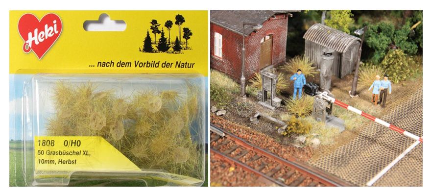 Gauge Neutral grass tufts autumn 10 mm / 50 pc