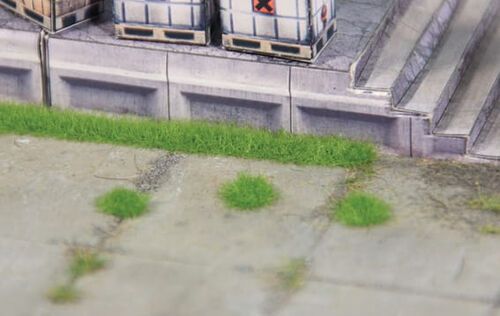 Green Grass Tufts and Strips