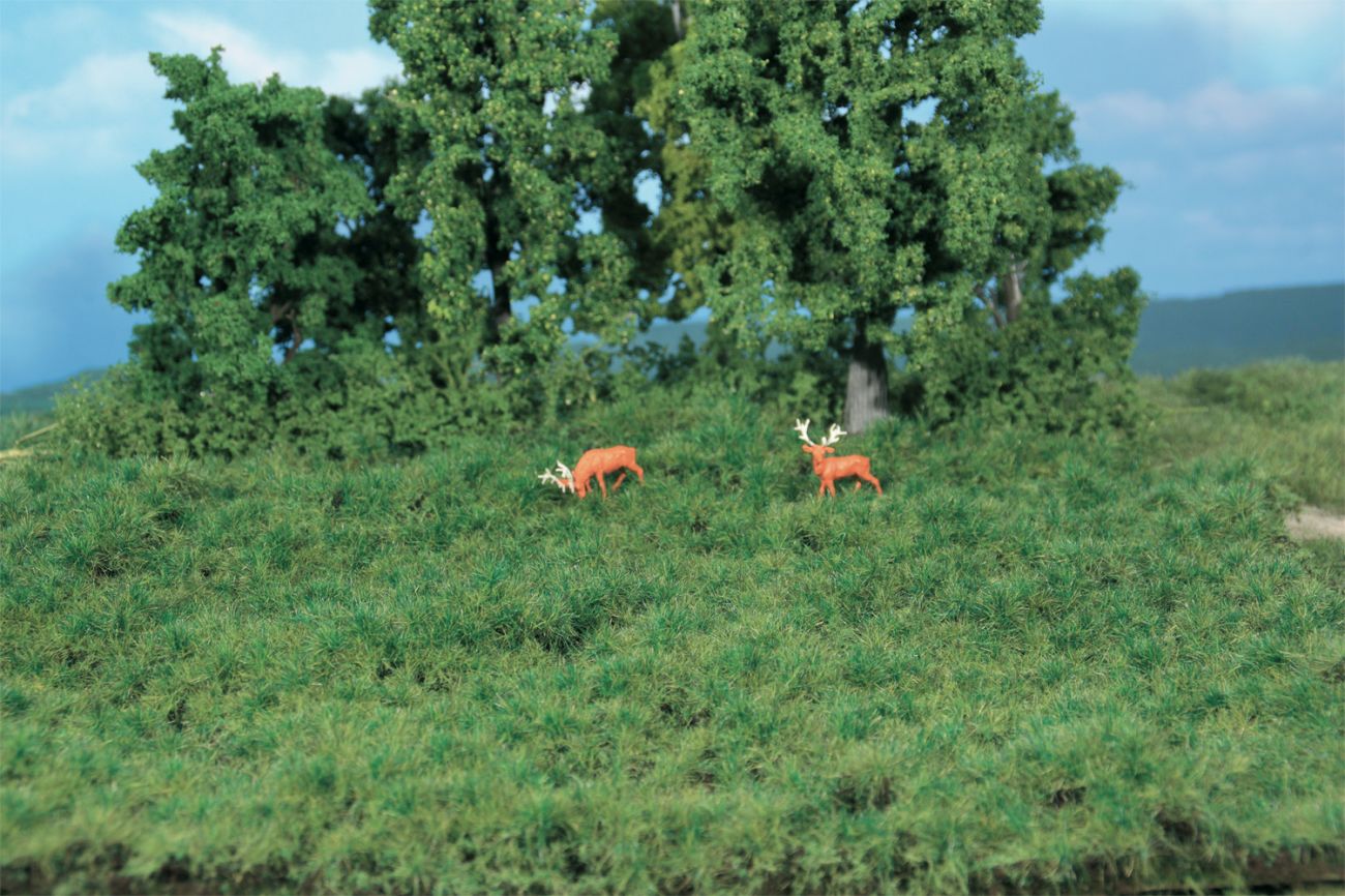 Gauge Neutral structural grass mat dark green / 19 x 30 cm