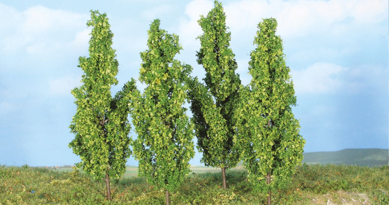 Poplar Trees 13 cm, 4pcs