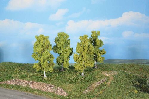 Birch Trees 11 cm, 4 pcs