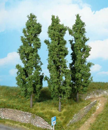 Poplar Trees 18 cm / 3 pc