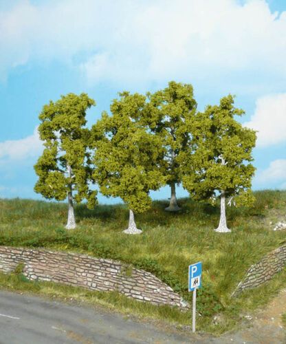Birch Trees 10 cm (4 pcs)