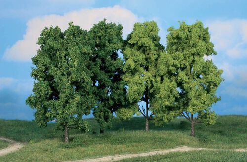 Leafy Trees 18 cm (4 pcs)