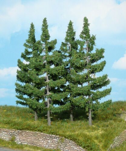 Single-Sided fir Tree 17 cm, 4 pcs