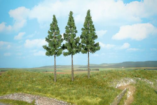 Tall Spruce Tree 17 cm, 3 pcs