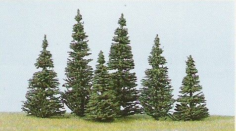firs, 7 - 11 cm, 7pcs