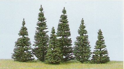 firs, 7 - 11 cm, 7pcs