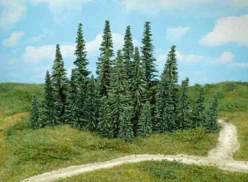 50 fir trees, 5 - 12 cm, H0/TT/N
