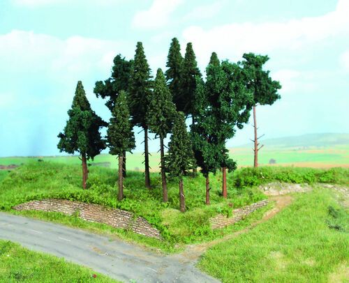 Christmas Trees 10 - 17 cm, 14 pcs