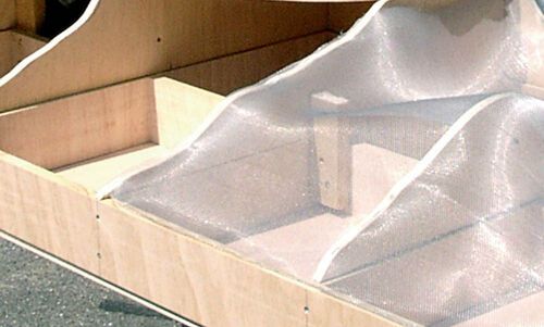 Aluminium meshing