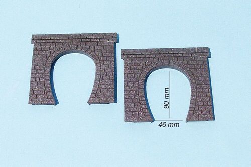 Single-Track Tunnel Mouth H0 / 2 pc
