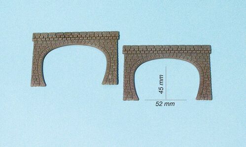 Double-Track Tunnel Mouth N (2 pcs)