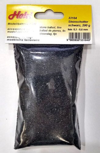 Stone Ballast Black, Fine (0,1-0,6 mm, 200g)