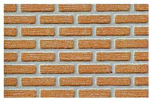 Clinker Brick Wall H0 40 x 20 cm