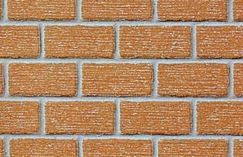 Clinker Brick Wall 0/1 40 x 20 cm