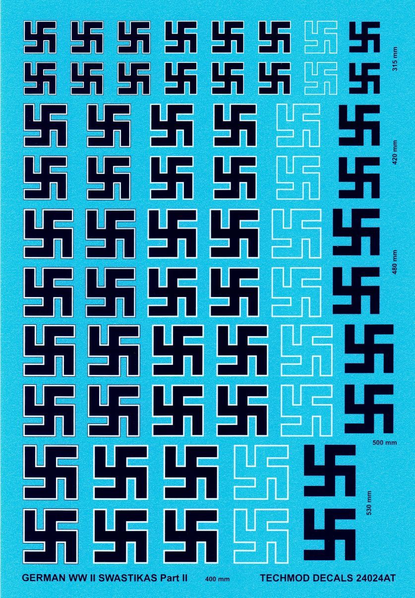 1:24 German swastikas WW II