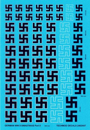 1:24 German swastikas WW II