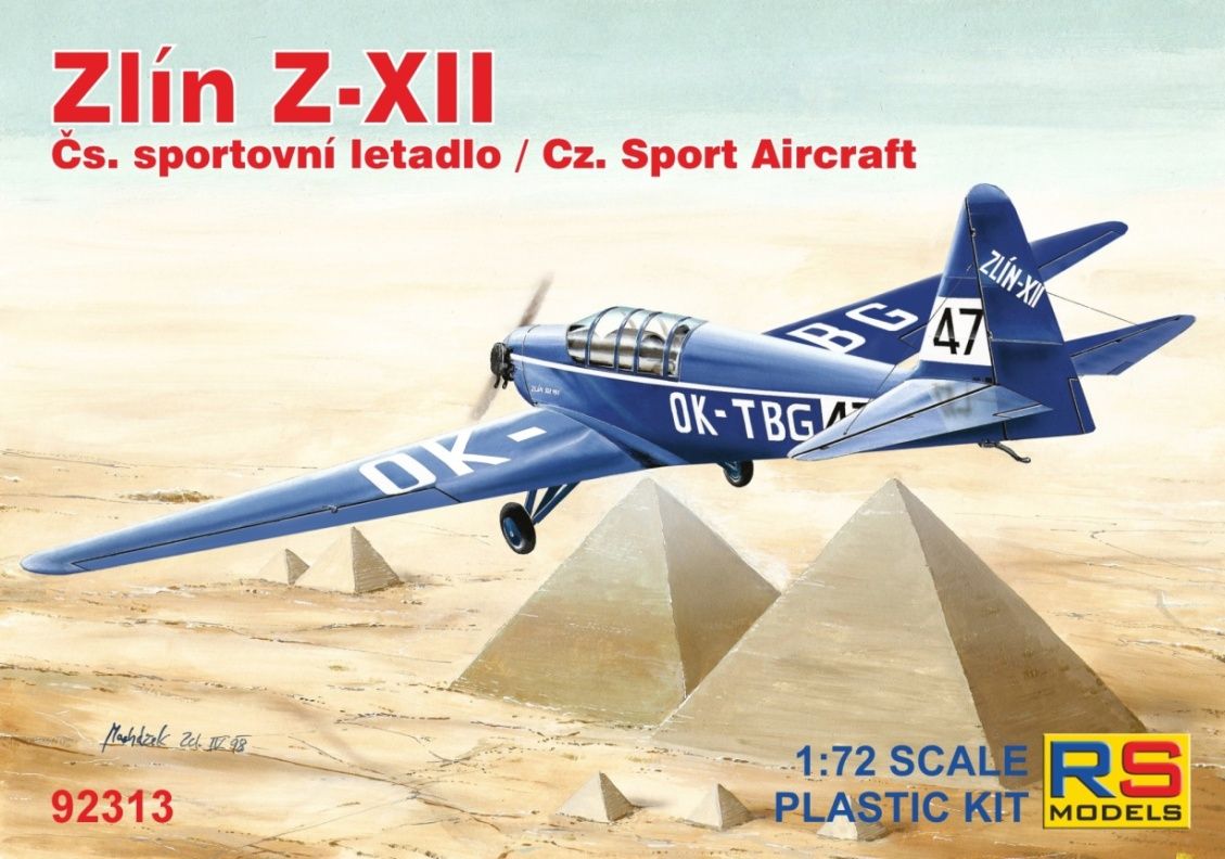 1:72 Zlin-XII Czechoslovakia