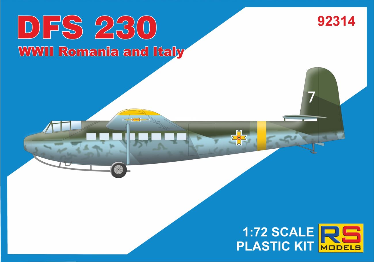 1:72 DFS-230 WWII Romania and Italy