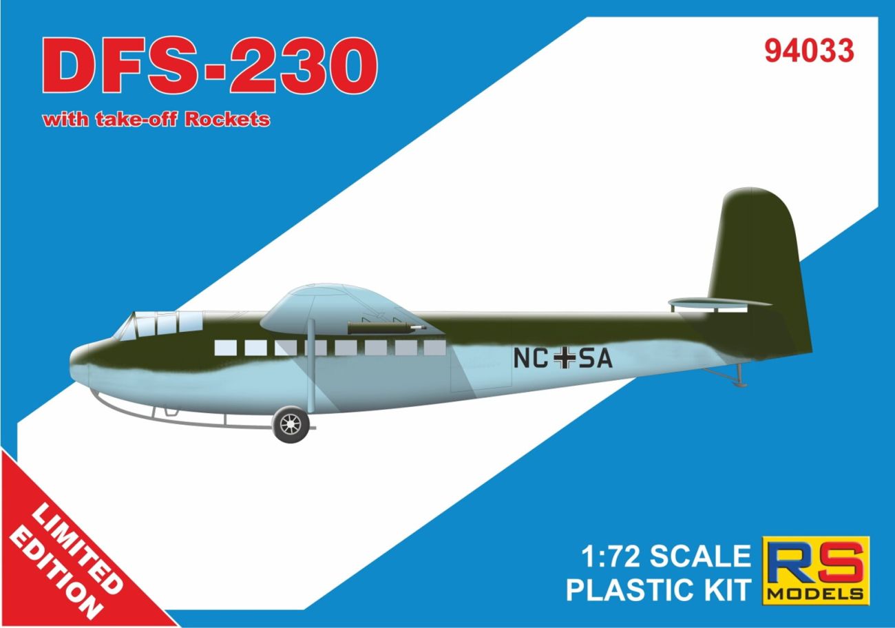 1:72 DFS-230 with take-off Rockets