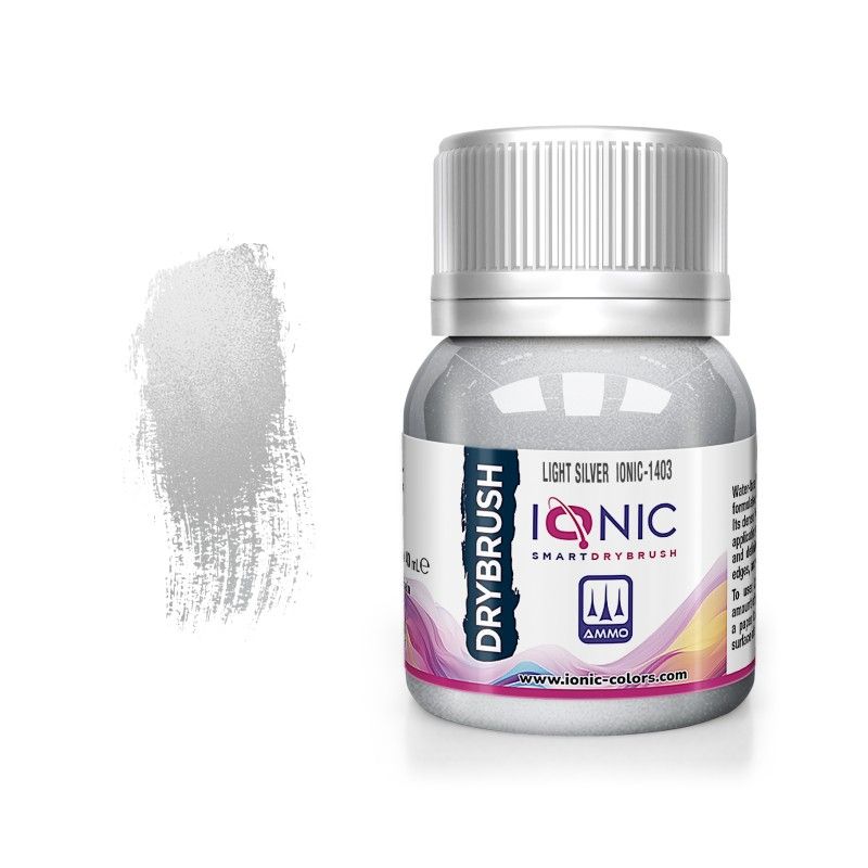 IONIC DRYBRUSH Light Silver