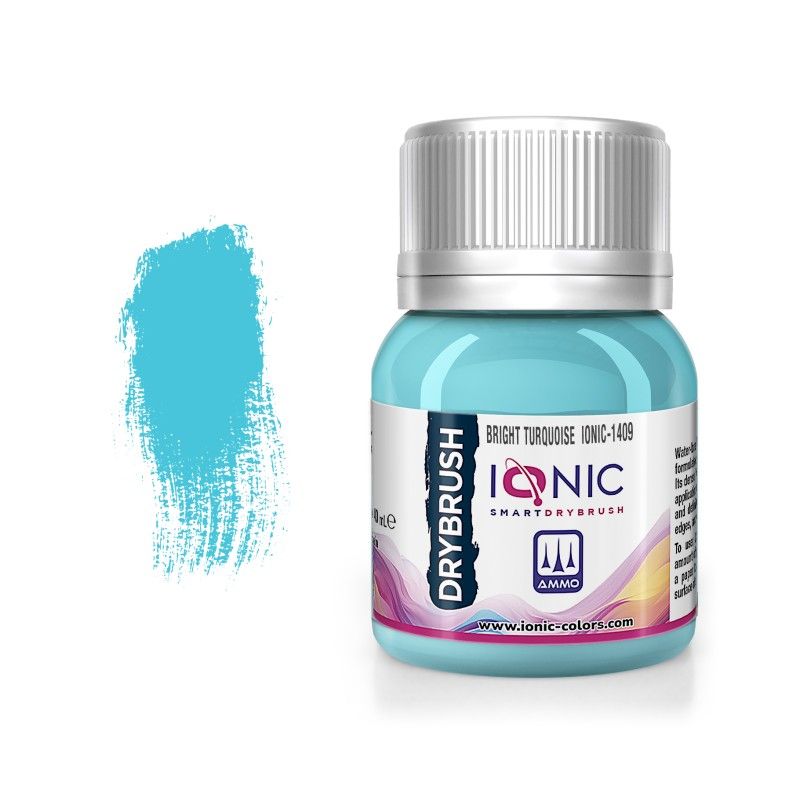 IONIC DRYBRUSH Bright Turquoise